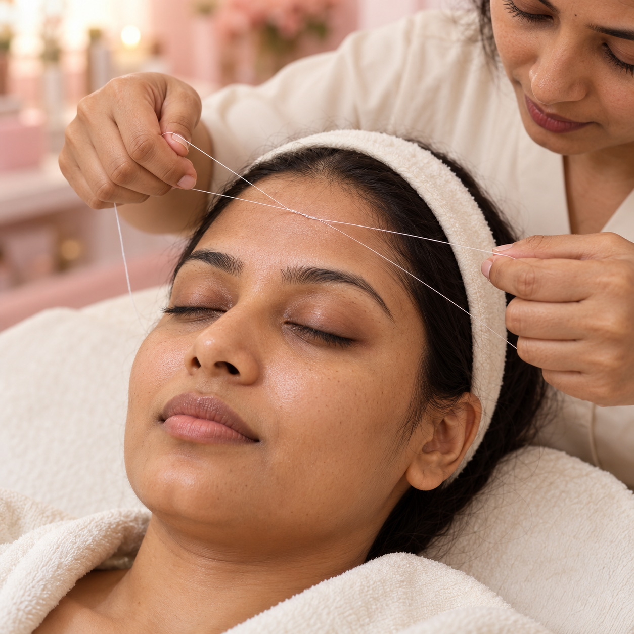 Forehead Threading